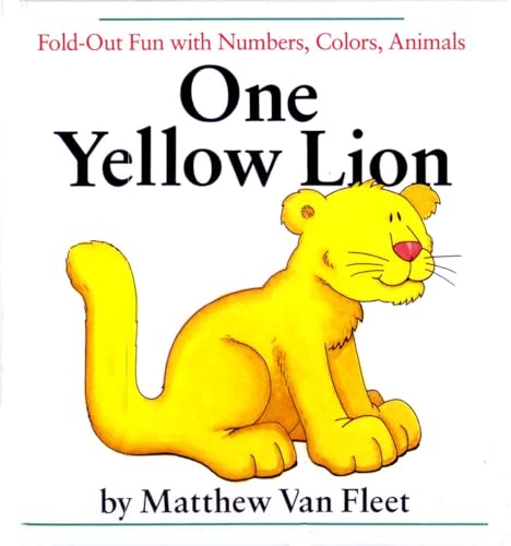 One Yellow Lion: Fold-Out Fun with Numbers, Colors, Animals [Novelty book]