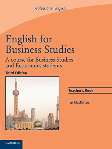 English for Business Studies Teacher's Book A Course for Business Studies and E [Paperback]