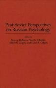 Post-Soviet Perspectives On Russian Psychology (contributions In Psychology) [Hardcover]