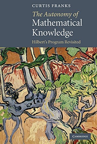 The Autonomy of Mathematical Knoledge Hilbert's Program Revisited [Hardcover]