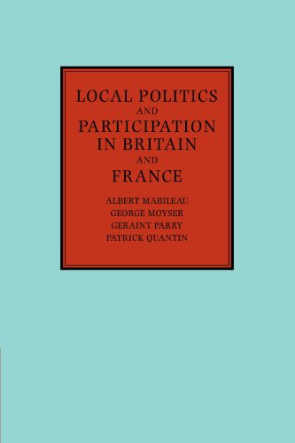 Local Politics and Participation in Britain and France [Paperback]