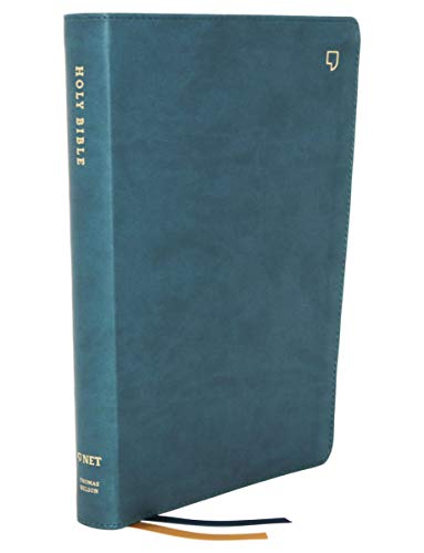 NET Bible, Thinline Large Print, Leathersoft, Teal, Comfort Print: Holy Bible [Leather / fine bindi]