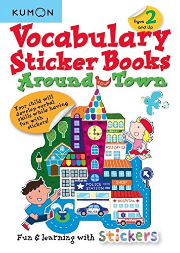 Vocabulary Sticker Books : Around Town: Around Town [Paperback]