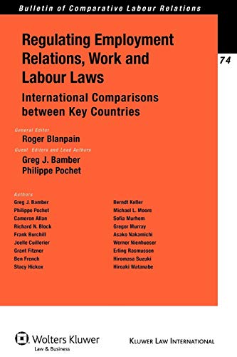 Regulating Employment Industrial Relations And Labour La Intl Co (kluer La In [Paperback]