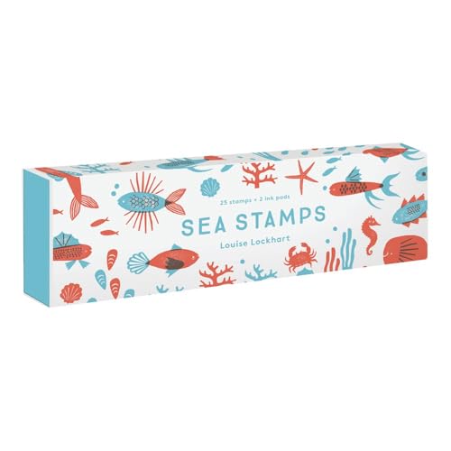 Sea Stamps: 25 stamps + 2 ink pads [Kit]