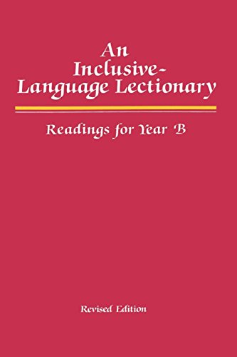 An Inclusive-Language Lectionary Readings for Year B [Paperback]