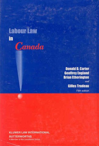 Labour La in Canada [Paperback]