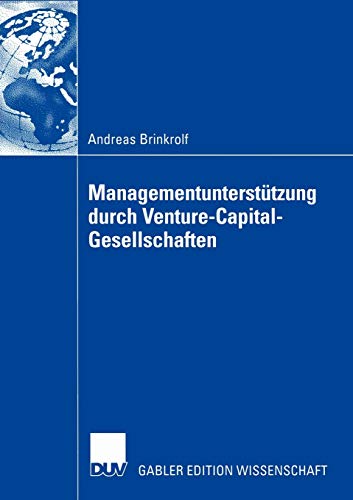 Managementuntersttzung durch Venture-Capital-Gesellschaften [Paperback]