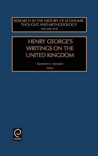 Henry George's Writing's on the United Kingdom Vol. 20 [Hardcover]