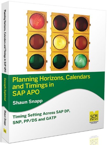 Planning Horizons, Calendars And Timings In Sap Apo [Paperback]