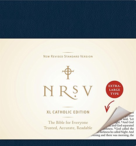 NRSV XL Catholic Edition (navy) [Hardcover]