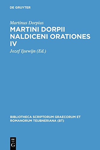 Orationes IV, Cum Apologia et Litteris Adnexis [Hardcover]