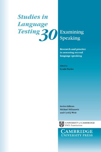 Examining Speaking Research and Practice in Assessing Second Language Speaking [Paperback]