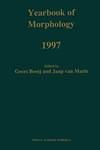 Yearbook of Morphology 1997 [Paperback]