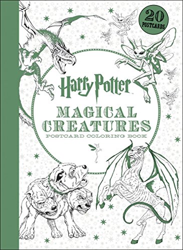 Harry Potter Magical Creatures Postcard Color