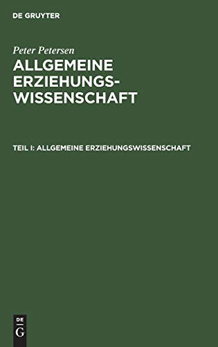 Allgemeine Erziehungsissenschaft [Hardcover]