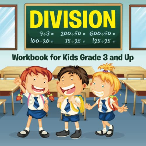 Division Workbook for Kids Grade 3 and Up [Paperback]