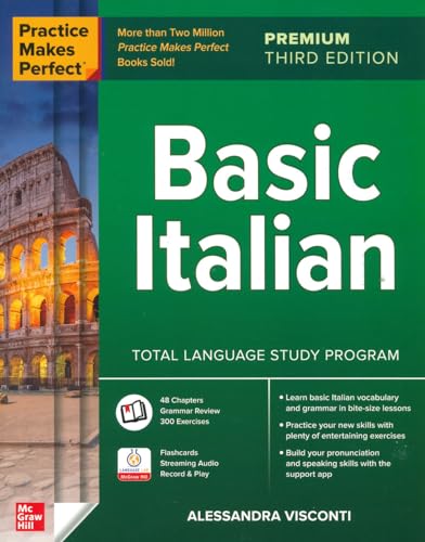 Practice Makes Perfect: Basic Italian, Premium Third Edition [Paperback]