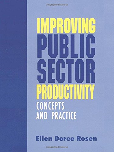 Improving Public Sector Productivity Concepts and Practice [Paperback]