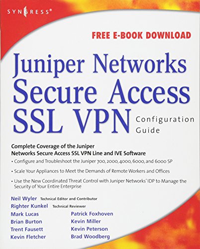 Juniper(r) Netorks Secure Access SSL VPN Configuration Guide [Paperback]