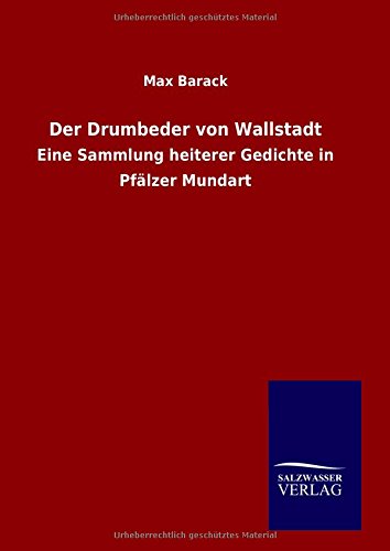 Der Drumbeder Von Wallstadt (german Edition) [Hardcover]