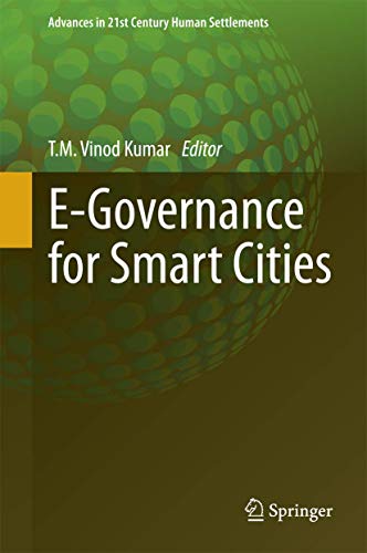 E-Governance for Smart Cities [Hardcover]