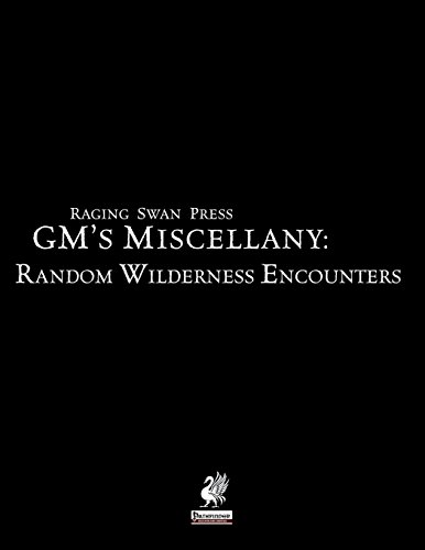 Raging San Press's Gm's Miscellany Random Wilderness Encounters [Paperback]