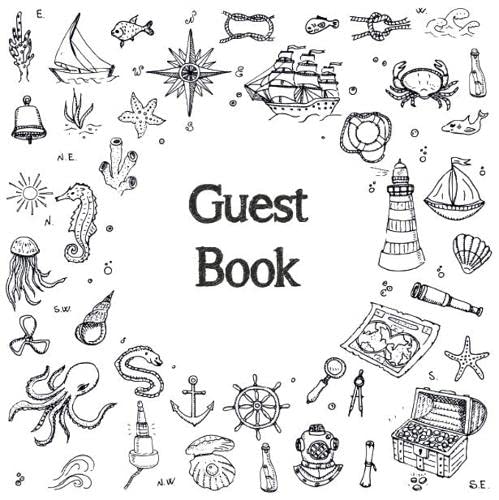 Guest Book, Visitors Book, Guests Comments, Vacation Home Guest Book, Beach Hous [Hardcover]