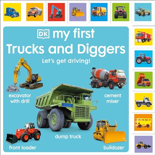 My First Trucks and Diggers: Let's Get Driving! [Board book]