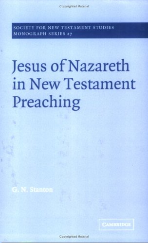 Jesus of Nazareth in Ne Testament Preaching [Paperback]