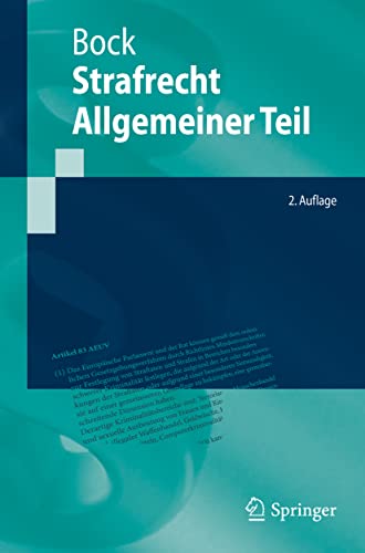 Strafrecht Allgemeiner Teil [Paperback]