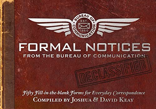 Formal Notices: Fifty Fill-in-the-Blank Forms for Everyday Correspondence [Paperback]