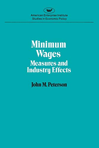 Minimum Wages Measures & Ind [Paperback]