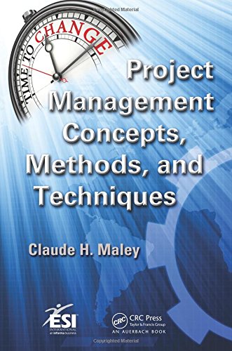 Project Management Concepts, Methods, and Techniques [Hardcover]