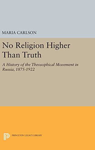 No Religion Higher Than Truth A History of the Theosophical Movement in Russia, [Hardcover]