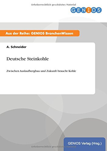 Deutsche Steinkohle (german Edition) [Paperback]