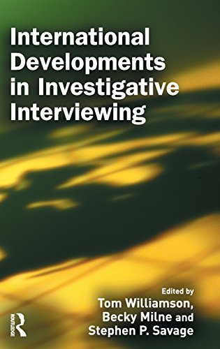 International Developments in Investigative Intervieing [Hardcover]