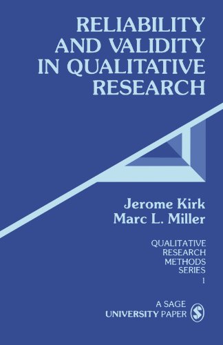 Reliability and Validity in Qualitative Research [Paperback]