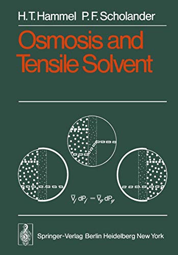 Osmosis and Tensile Solvent [Paperback]