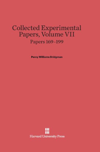 Collected Experimental Papers, Volume VII  Papers 169-199 [Hardcover]