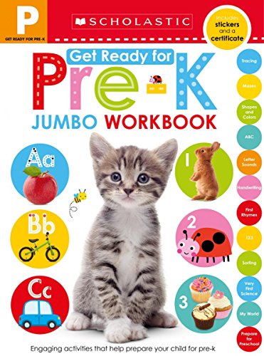 Jumbo Workbook: Get Ready for Pre-K (Scholastic Early Learners) [Paperback]