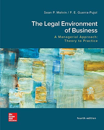 Loose Leaf for The Legal Environment of Business, A Managerial Approach: Theory  [Loose-leaf]