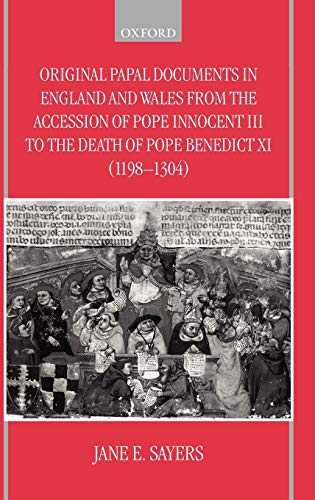 Original Papal Documents in England and Wales from the Accession of Pope Innocen [Hardcover]