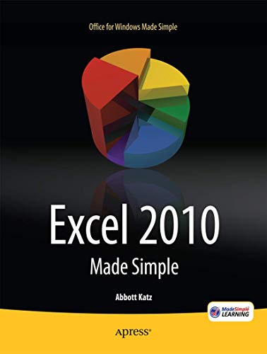 Excel 2010 Made Simple [Paperback]