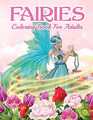 Fairies Coloring Book For Gron Ups