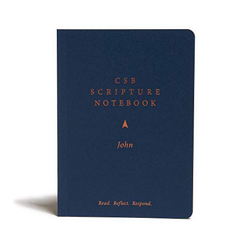 CSB Scripture Notebook, John  Read. Reflect. Respond [Paperback]