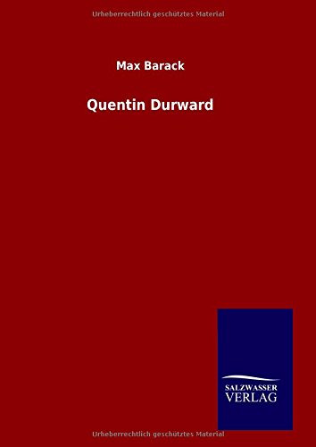 Quentin Durard (german Edition) [Hardcover]