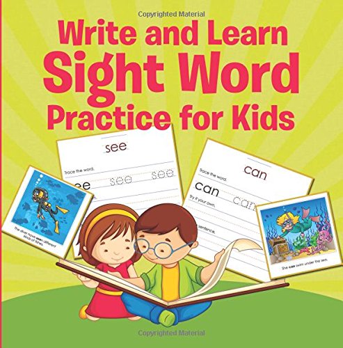 Write And Learn Sight Word Practice For Kids [Paperback]