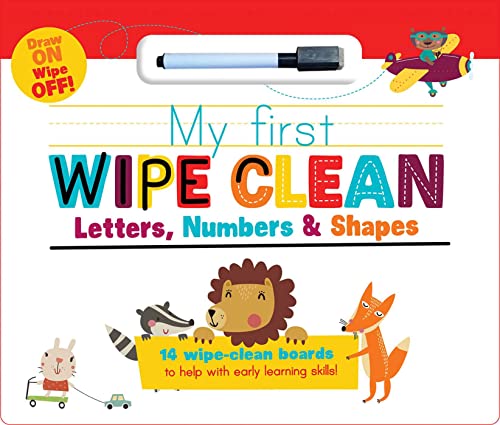 My First Wipe Clean: Letters, Numbers & Shapes [Hardcover]