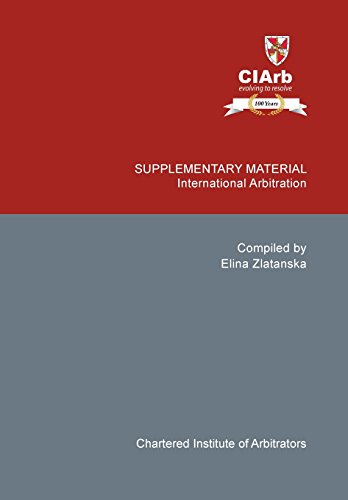 Supplementary Material International Arbitration [Hardcover]